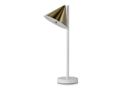 Lámpara Suspendida-Lámpara de mesa metálica Blanco