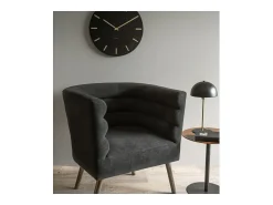 LEITMOTIV Lámpara De Mesa-Lámpara de mesa metálica Bonnet Negro