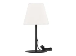 New ebuy24 Lámpara de mesa Moris para exterior color . Negro