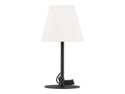 New ebuy24 Lámpara de mesa Moris para exterior color . Negro