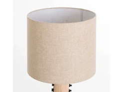 7H SEVENON Lámpara de Mesa Natural Magma 30x30x55cm 7hSevenOn Deco Beige Hot