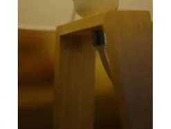For light Lámpara de Mesa Nuts E27 Blanca Diseño Escandinavo Moderno - Madera Natural - Garantía de 5 Años Blanco Online