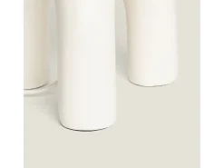 Online Ledkia Lámpara de Mesa Papel Trenzado y Resina Otilia Blanco