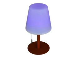 Hot Atmosphera Lámpara de mesa para exteriores 16 x 34 cm Marru00f3n