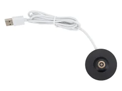 Sale Lámpara de mesa recargable Zafferano Angelina: inalámbrica, cabezal ajustable, control táctil, diseño interior moderno, color Blanco