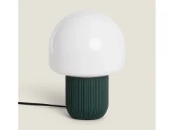 Clearance Ledkia Lámpara de Mesa Resina Nacune Verde
