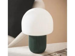 Clearance Ledkia Lámpara de Mesa Resina Nacune Verde