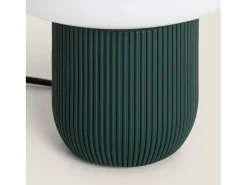Clearance Ledkia Lámpara de Mesa Resina Nacune Verde