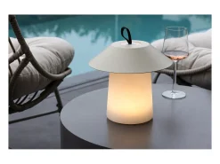 ebuy24 Lámpara de mesa Rubu LED para exterior color . Beige Discount