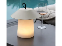 ebuy24 Lámpara de mesa Rubu LED para exterior color . Beige Discount