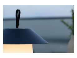 ebuy24 Lámpara De Mesa-Lámpara de mesa Rubu LED para exterior color . Negro