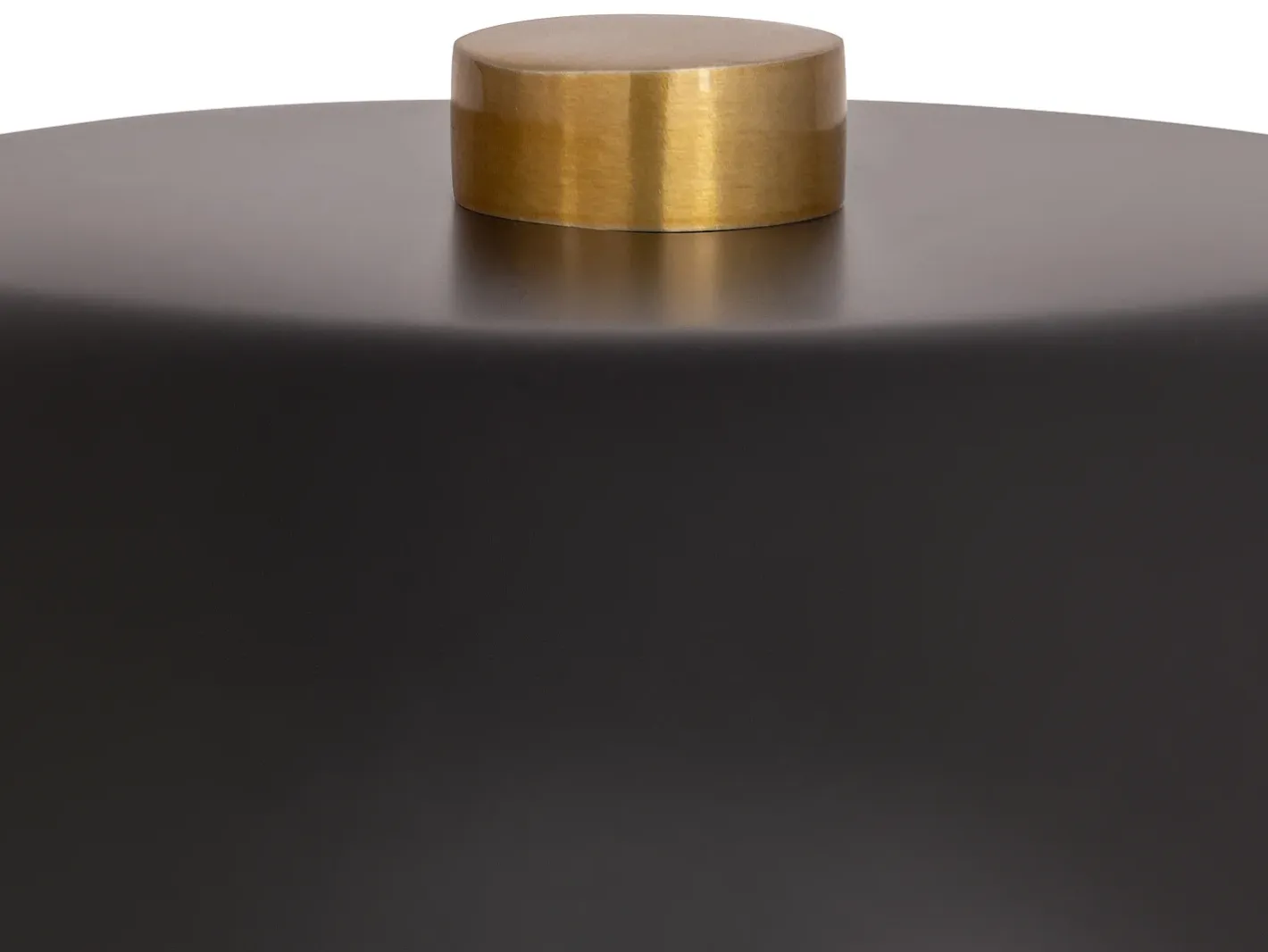 Discount OZAIA Lámpara de mesa seta de metal, D. 26 x A. 39 cm, , WINDY Negro