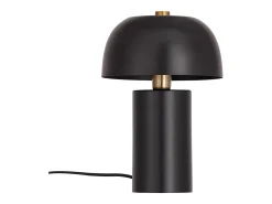 Discount OZAIA Lámpara de mesa seta de metal, D. 26 x A. 39 cm, , WINDY Negro
