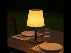 Lumisky Lámpara de mesa solar H25CM STANDY TINY Gris Hot