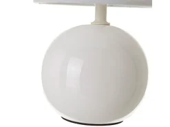 Atmosphera Lámpara de mesa Timeo blanco 24,5x13x13 cm Marfil New
