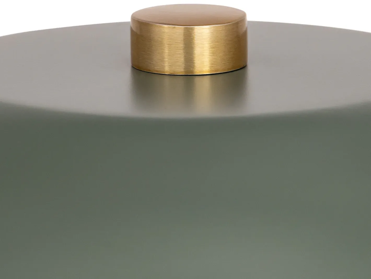 Best OZAIA Lámpara de mesa tipo seta de metal, D. 26 x Alt. 39 cm, , WINDY Verde