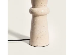 Online Ledkia Lámpara de Mesa Travertino Bittor Beige