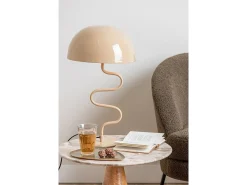 Discount PRESENT TIME Lámpara de mesa Twist - Marrón suave Marru00f3n