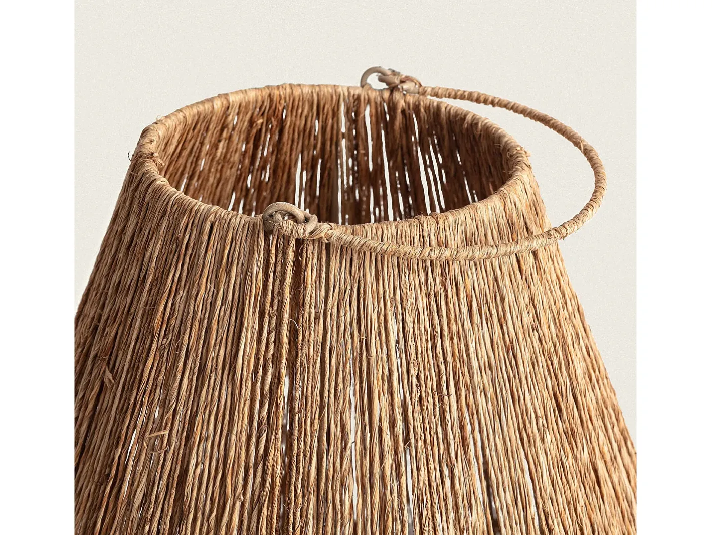 Online Ledkia Lámpara de Mesa Yute Tuareg Sin Vela Color natural claro
