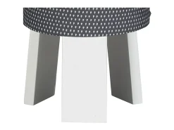 Best Sauthon Lámpara de mesilla con base de algodón Gris