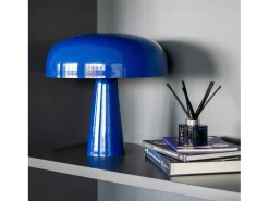 Best Rendez-Vous Déco Lámpara de metal oscuro - Livia Azul