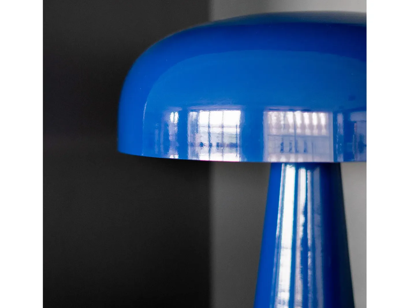 Best Rendez-Vous Déco Lámpara de metal oscuro - Livia Azul