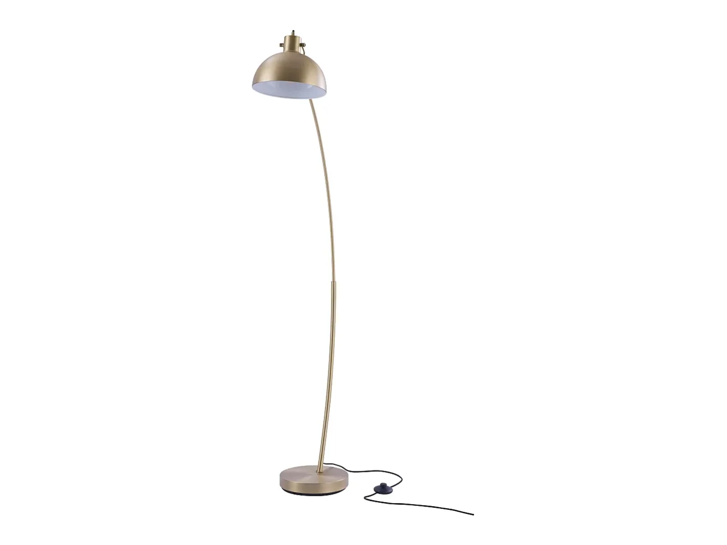 Rendez-Vous Déco Lámpara De Pie-Lámpara de metal de color latón - Jersey Dorado