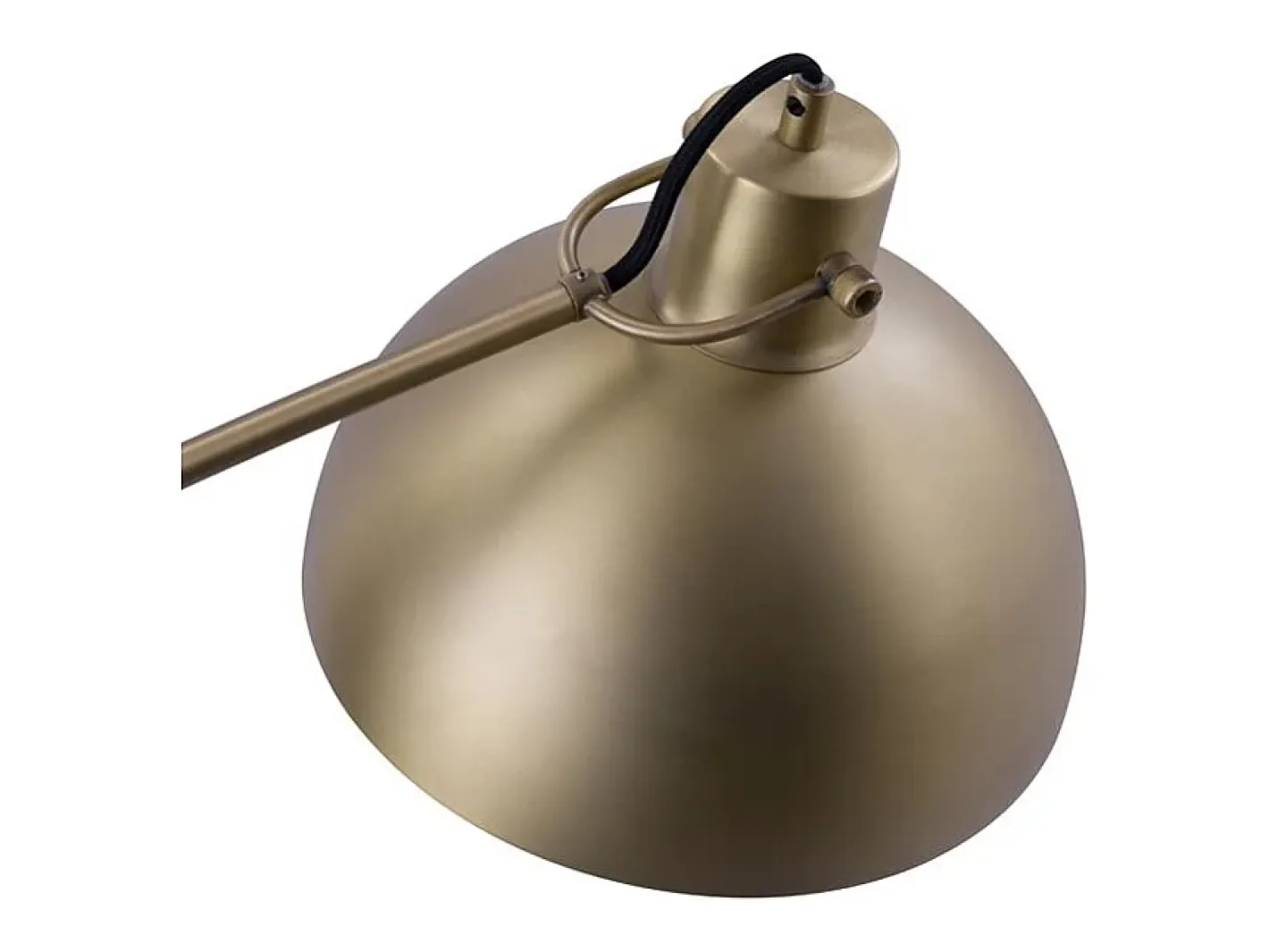 Rendez-Vous Déco Lámpara De Pie-Lámpara de metal de color latón - Jersey Dorado