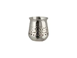 J-Line Lámpara de metal oriental de 10.7x10.7x12.5 cm Plateado Discount