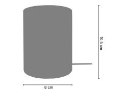 Discount TOSEL Lámpara de noche ,madera,AMARILLO,A10,5xD8xP8cm Amarillo claro