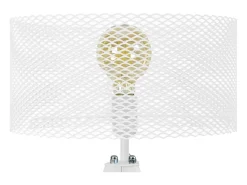 TOSEL Lámpara de noche ,madera, ,A54xD30xP30cm Blanco New