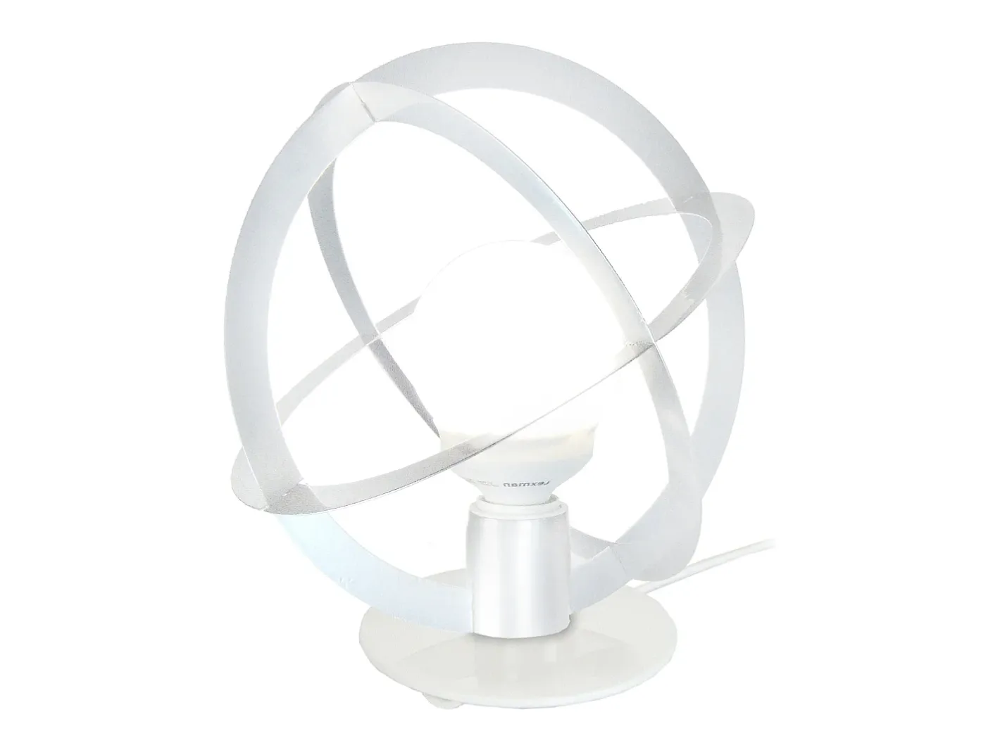 TOSEL Lámpara De Mesa-Lámpara de noche ,metal, ,A 29xD28x P 28cm Blanco