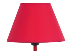 TOSEL Lámpara de noche ,metal,,A29xD16xP16 cm Rojo