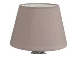 Best TOSEL Lámpara de noche ,metal, ,A29xD18xP 18cm Gris