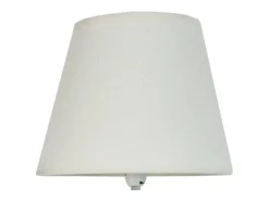 TOSEL Lámpara de noche ,metal, ,A65xD40xP40cm Blanco Discount