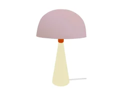 Clearance TOSEL Lámpara de noche ,metal,madera, ,A37xD24,5xP24,5cm Rosa