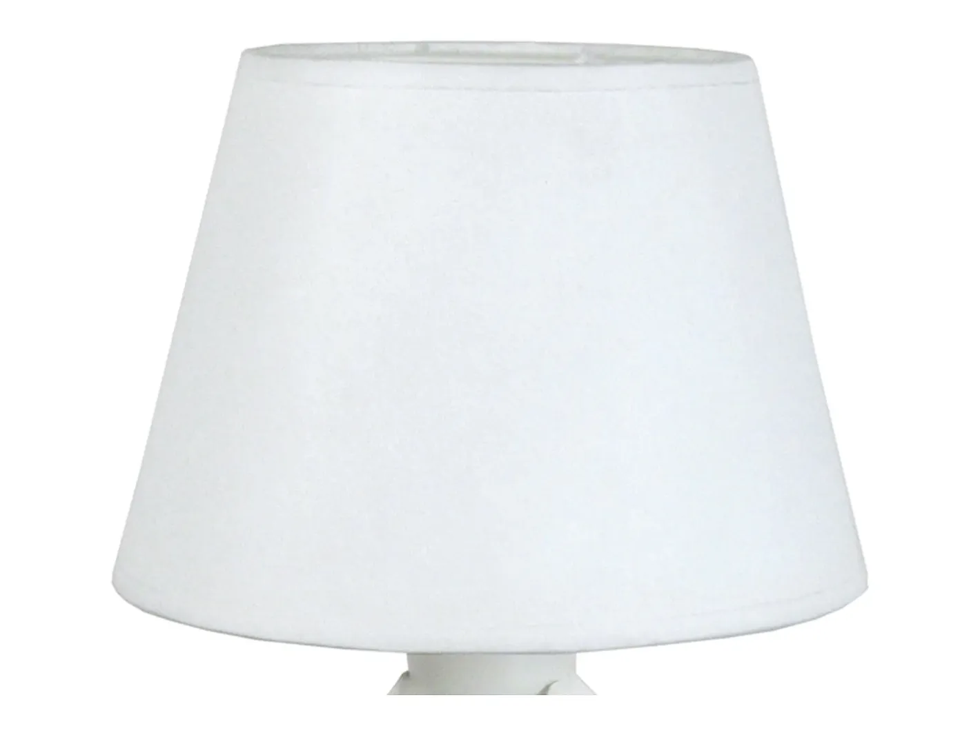 TOSEL Lámpara De Mesa-Lámpara de noche ,metal,, A29xD18xP18cm Blanco