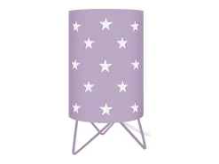 TOSEL Lámpara de noche ,metal, ,A27xD16xP16cm Violeta New