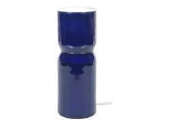 TOSEL Lámpara de noche ,vidrio,Azul ,A27xD10xP10 cm Azul oscuro