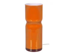 TOSEL Lámpara de noche ,vidrio,,A27xD10xP10cm Naranja New