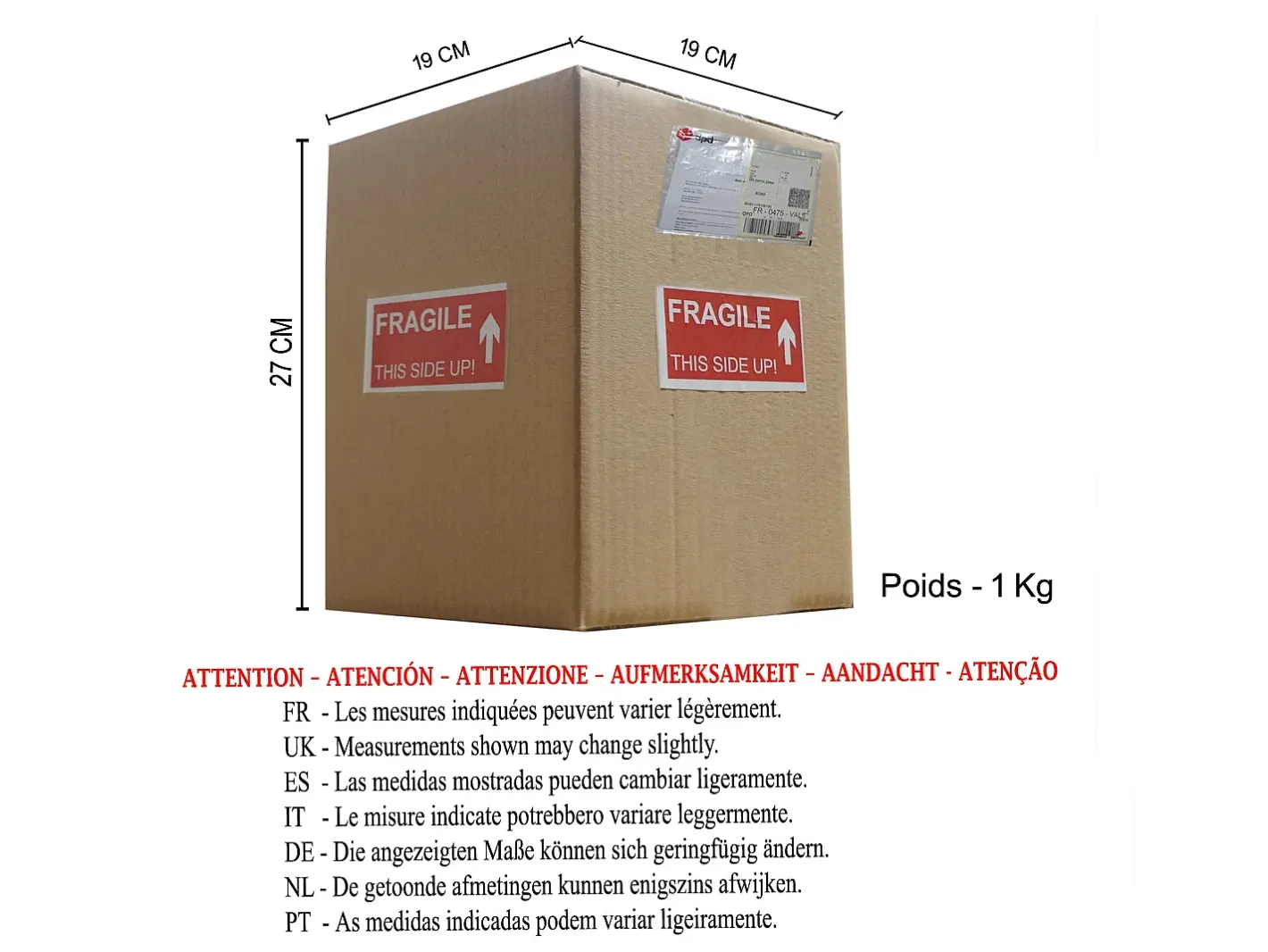 Clearance TOSEL Lámpara de noche ,vidrio, , A 16xD13,5x P 13,5cm Blanco