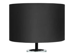 TOSEL Lámpara De Mesa-Lámpara de noche ,vidrio, ,A30xD25xP25cm Negro