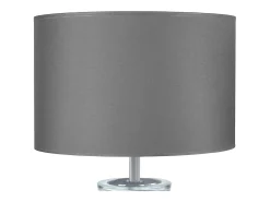 TOSEL Lámpara de noche ,vidrio, ,A30xD25xP25cm Gris Sale