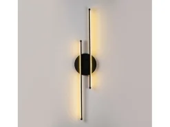 Menzzo Aplique Para Pared-Lámpara de pared - Black Negro