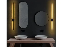 Menzzo Lámpara de pared - Black Negro