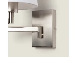 Ledkia Lámpara de Pared Articulable Aluminio Ugani Blanco Multicolor New