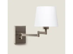 Ledkia Lámpara de Pared Articulable Aluminio Ugani Blanco Multicolor New