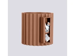 Sollux Lighting Aplique Para Pared-Lámpara De Pared Aura Minimalista De Aluminio - 1 Fuentes Luminosas - L.10 X A.10 Cm - Moca Bronce