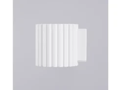 Sollux Lighting Lámpara De Pared Aura Minimalista De Aluminio - 1 Fuentes Luminosas - L.10 X A.10 Cm - Blanco Outlet
