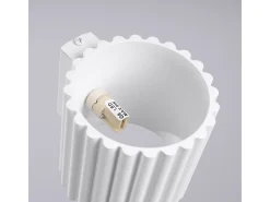 Sollux Lighting Lámpara De Pared Aura Minimalista De Aluminio - 1 Fuentes Luminosas - L.10 X A.10 Cm - Blanco Outlet